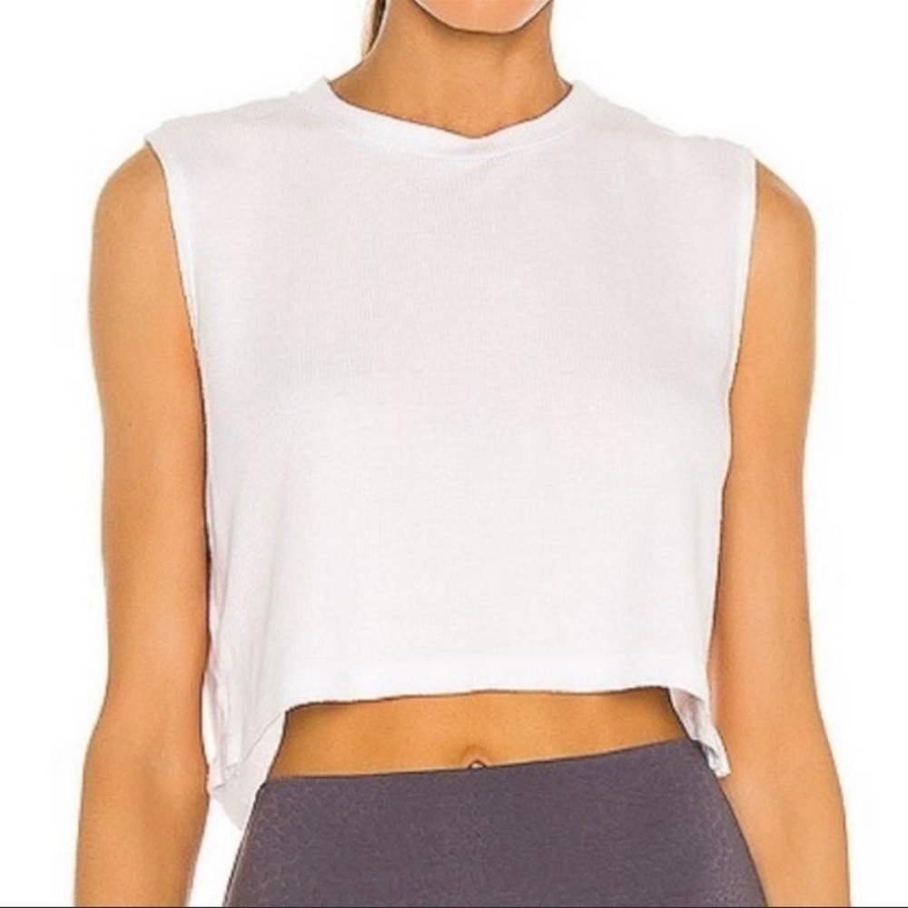 Beyond Yoga Thermal Night In Cropped Tank Top White Size XS
